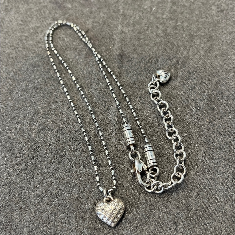 Brighton Crystal heart Necklace - Picture 9 of 9